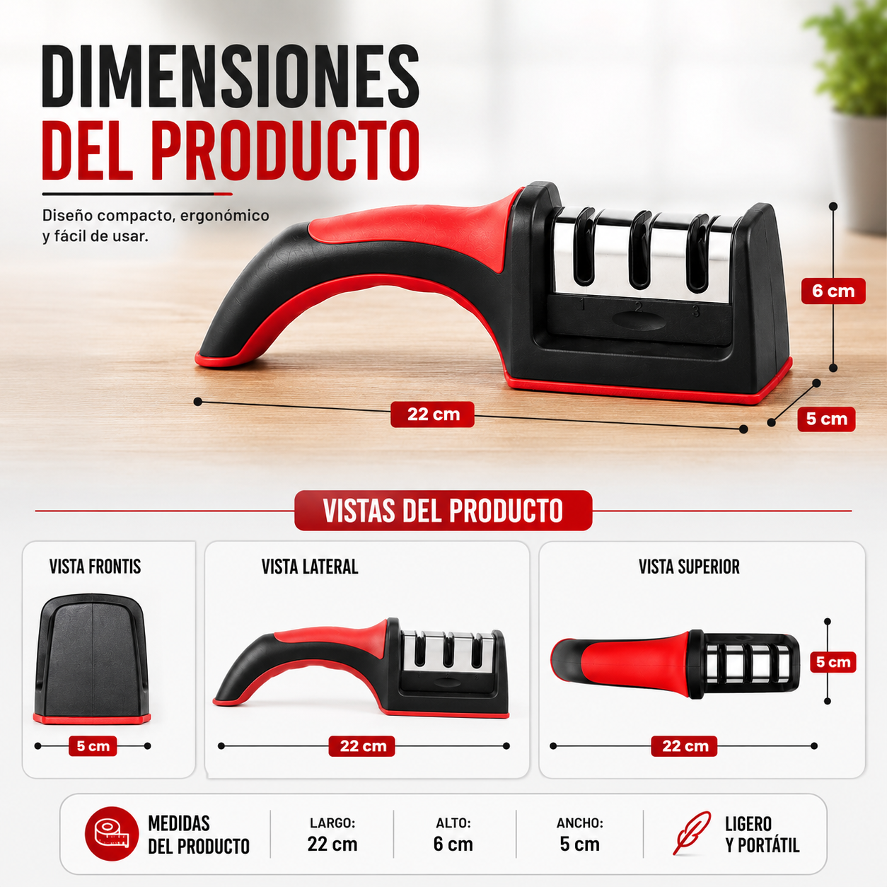 AFILADOR RÁPIDO PARA EL HOGAR